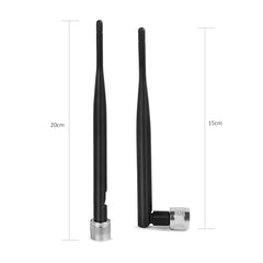 698-2170MHz Omni Whip Antenna 3dbi Indoor Antenna with N-Male Connector for Cell Phone Signal Booster