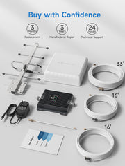 P20 Series, Cell Phone Booster for All US Carriers on Band 12/13/17, Up to 4,500 sq ft